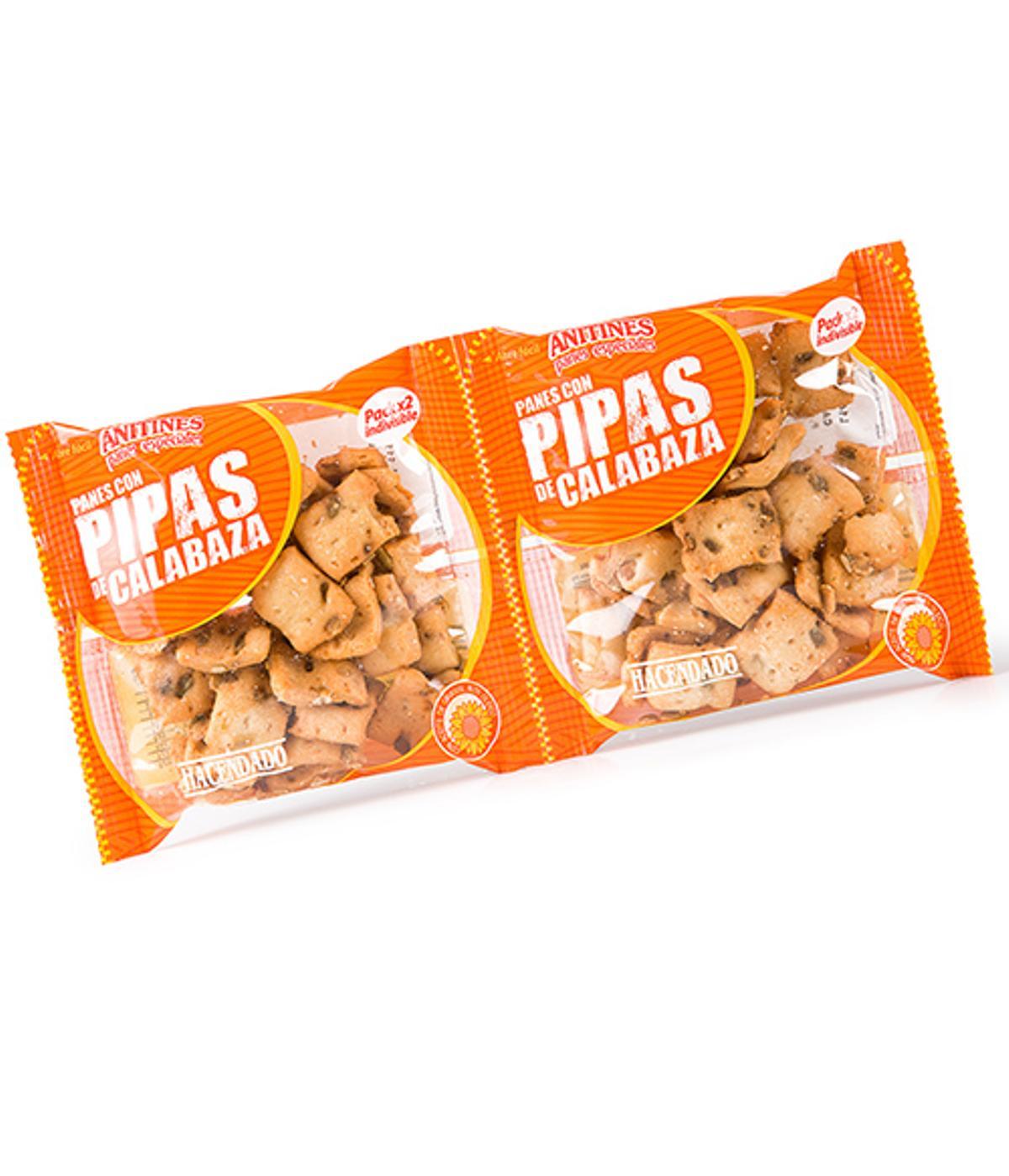 Panecillos de pipas de calabaza