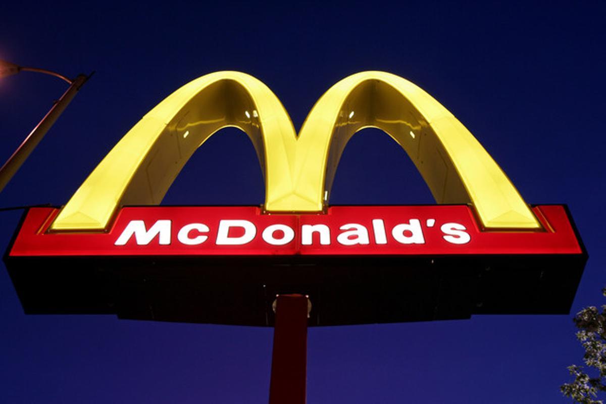 El logo d’un dels restaurants McDonalds, a Chicago.