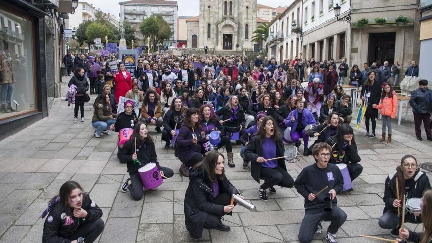 Lalín, feminista a ritmo de batucada