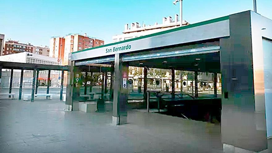 Parada de Metro de San Bernardo.