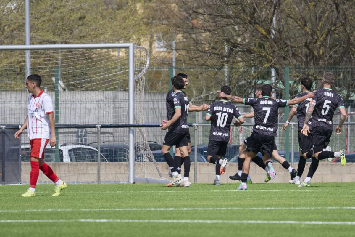 Les imatges del Girona B - Alcoià