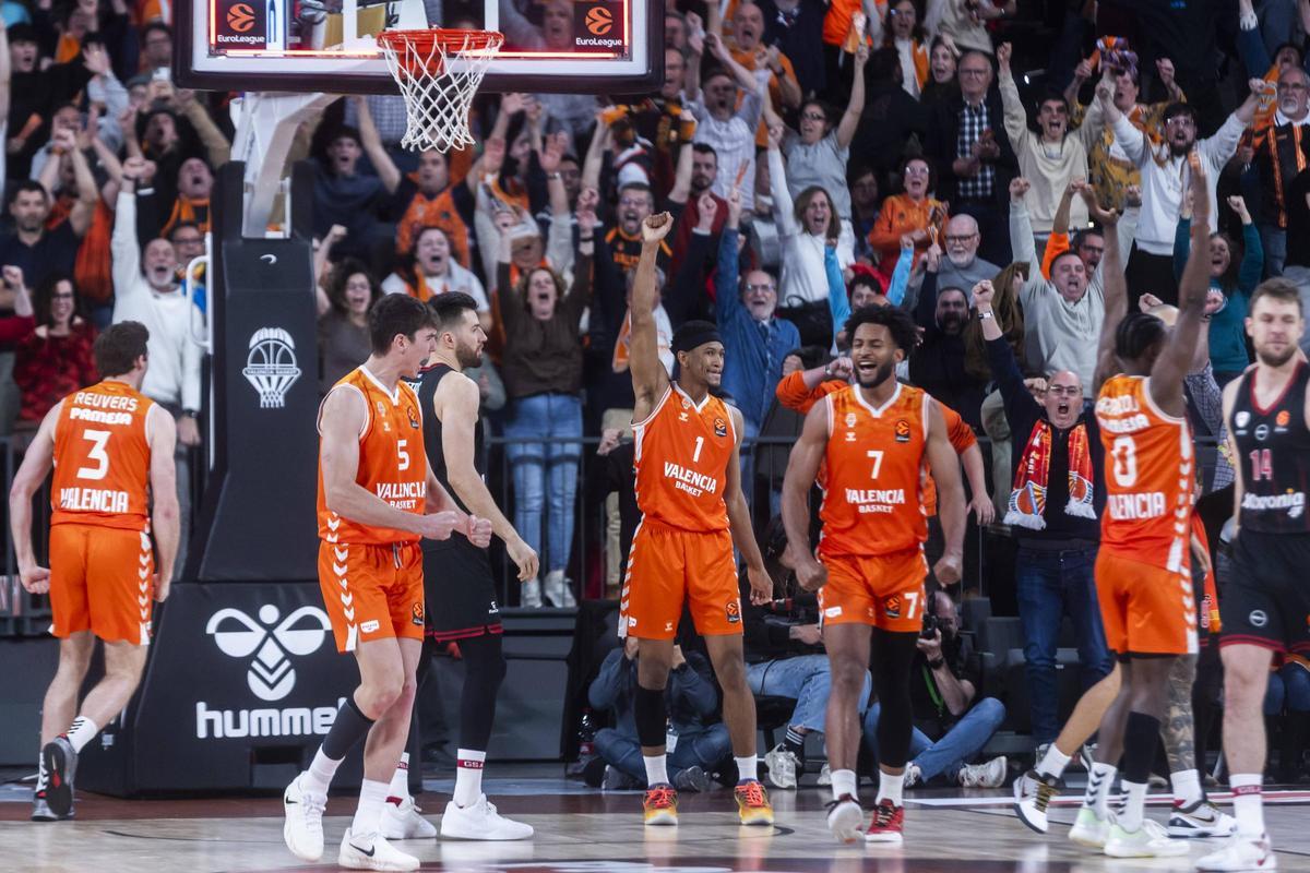 El Valencia Basket afronta la recta final de la Fase Regular de la Euroliga