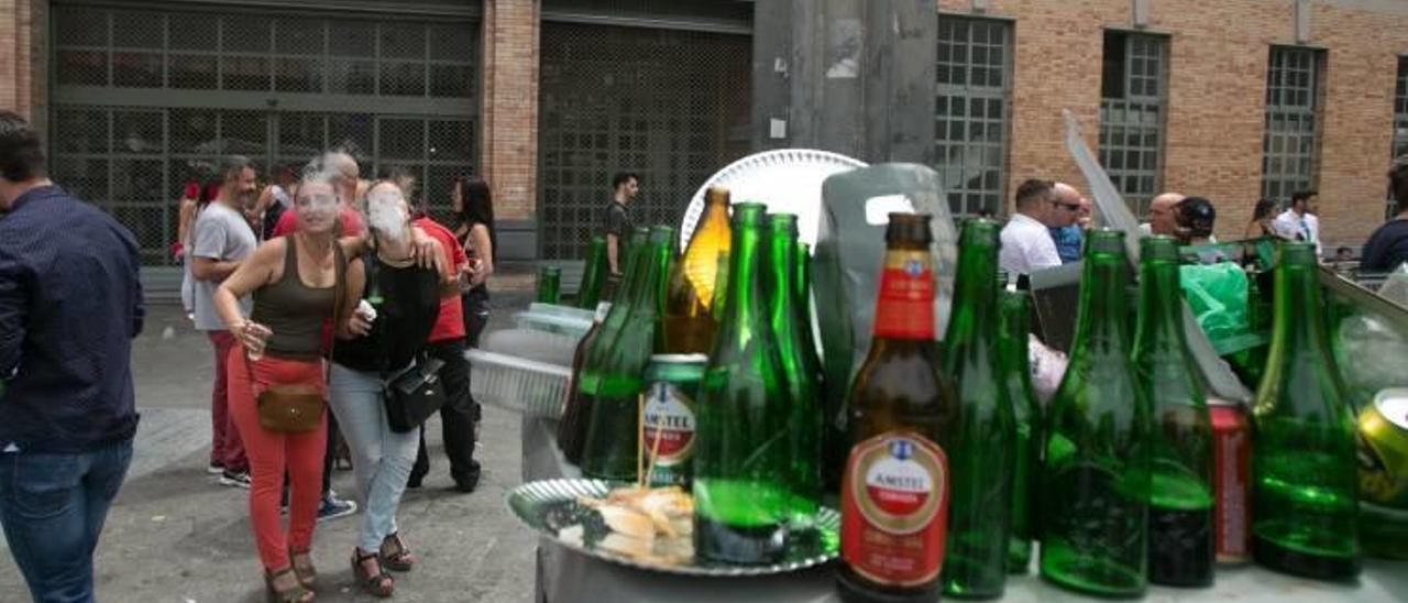 Nada de alcohol en la plaza del Mercado Central