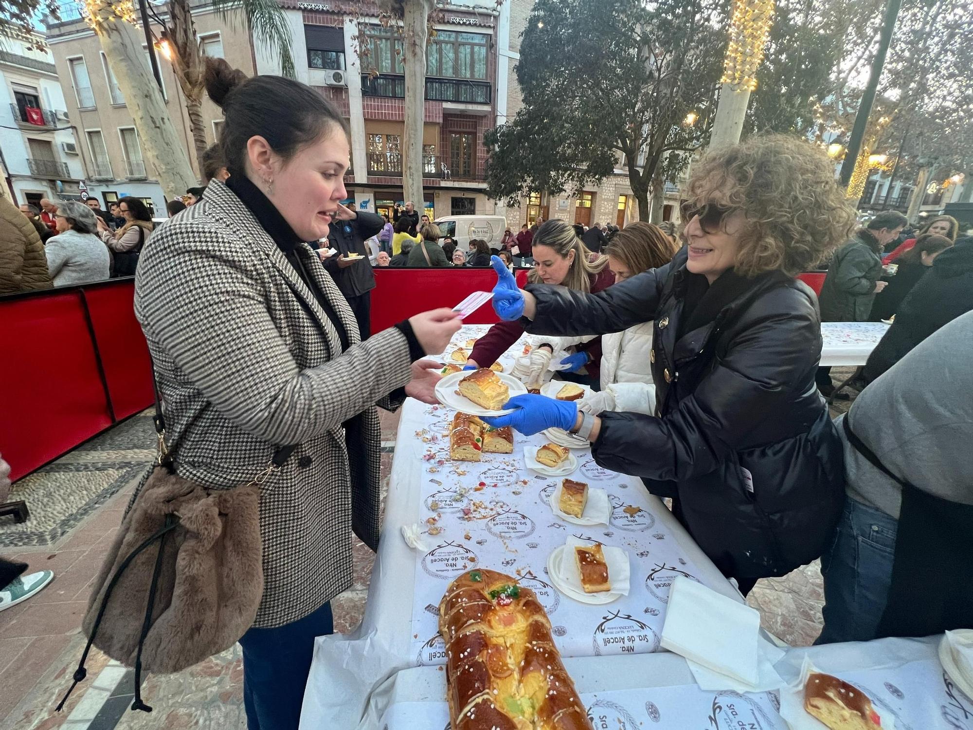 Roscón gigante en Lucena