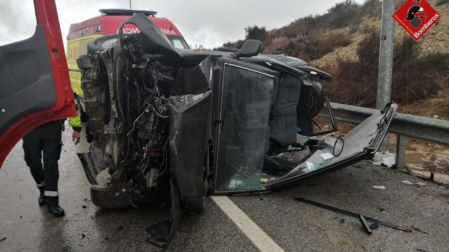 Así ha quedado el vehículo tras el accidente