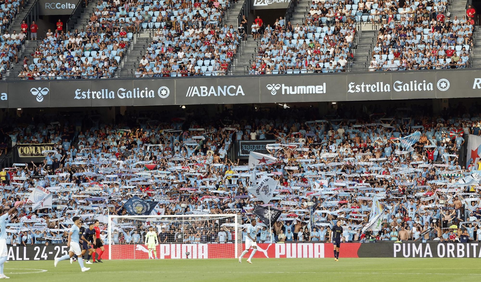 Las mejores fotografías del estreno liguero con victoria del Celta ante el Alavés