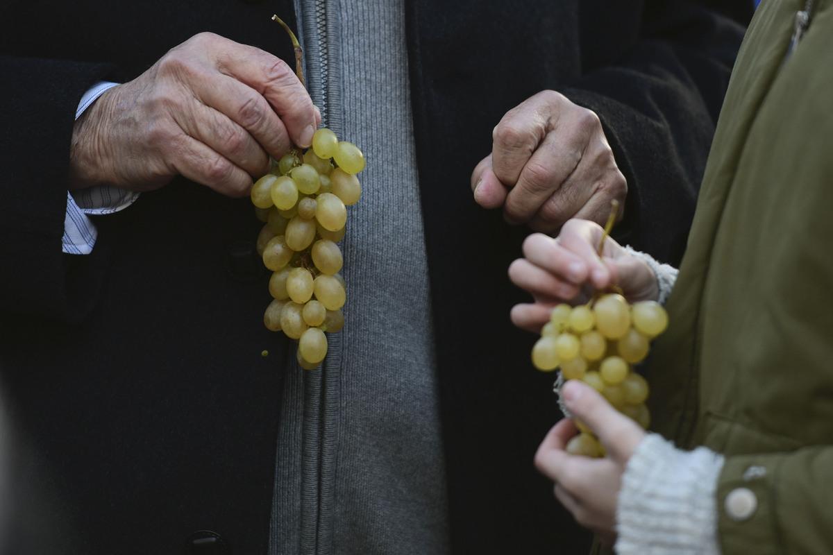 Una uva cada cinco segundos: la petición de los expertos para evitar atragantamientos durante las Campanadas