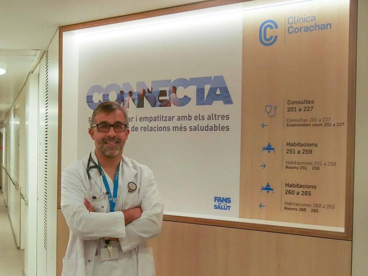 El doctor Daniel Irigoyen, especialista en enfermedades infecciosas de la Clínica Corachan de Barcelona