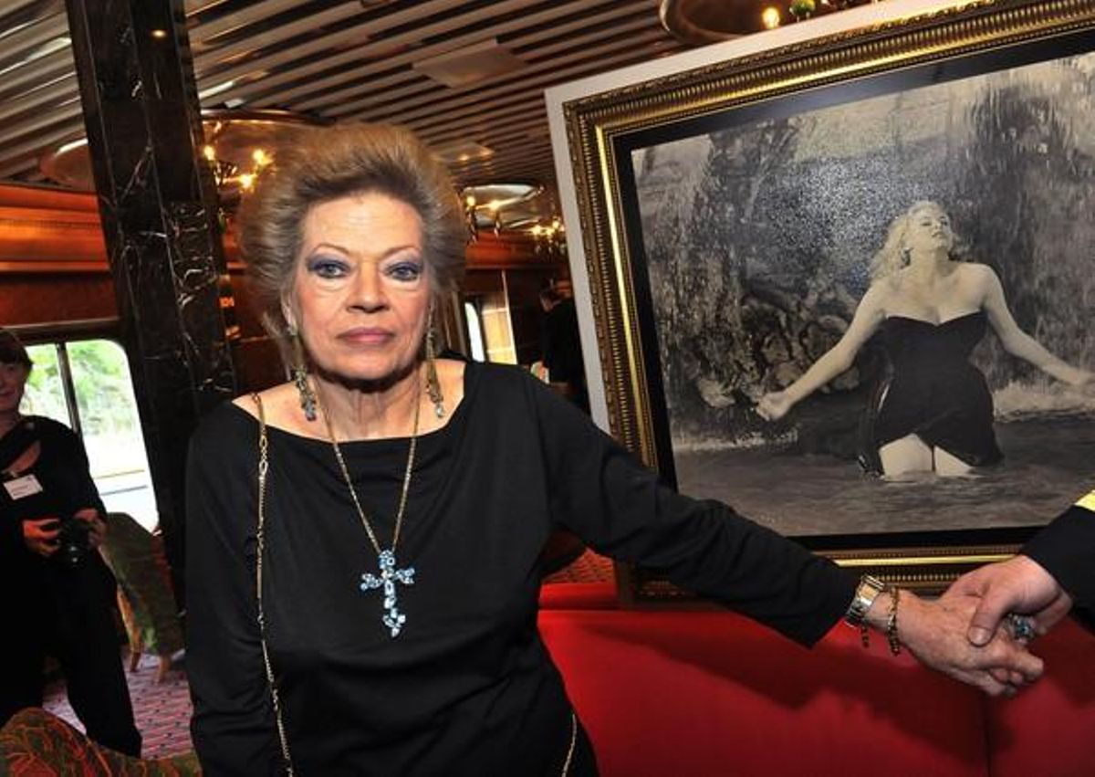 Anita Ekberg, l’any passat en un acte a Estocolm.