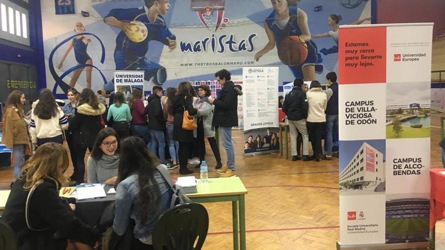 Imagen de la anterior edición de la Feria de Universidades de Maristas