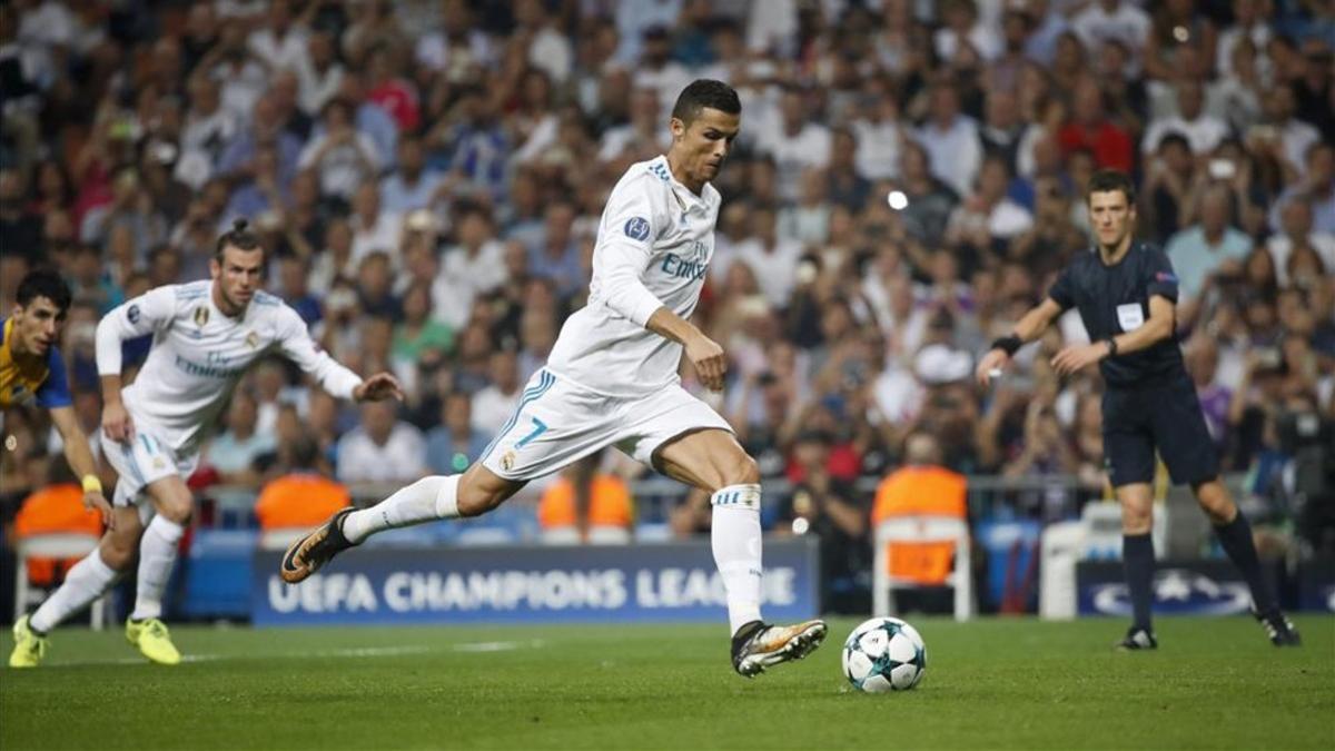 Cristiano marcó el 2-0 al transformar un penalti