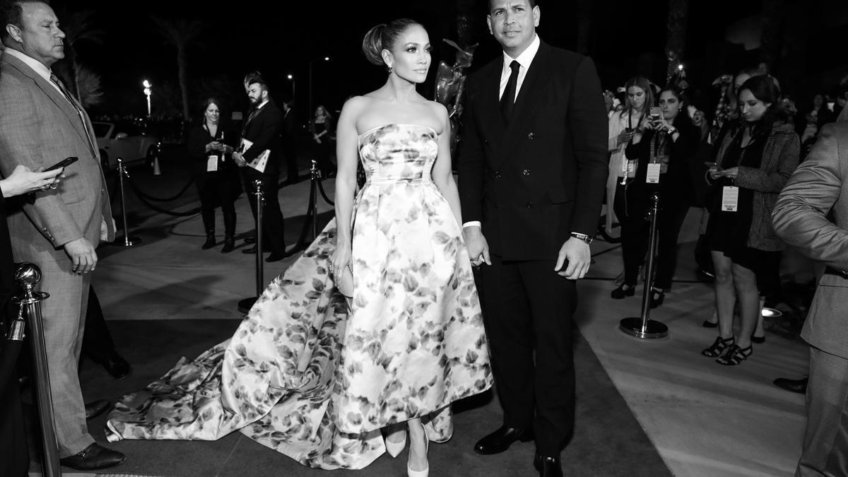 Jennifer Lopez y Alex Rodriguez en el festival de cine de Palms Springs