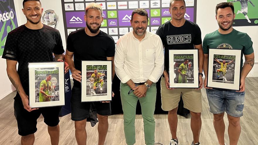 Marlon, Mancuso, Cainan y Saldise se despiden del Palma Futsal