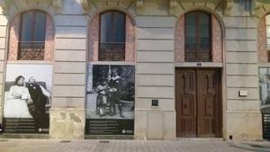 Fachada de la casa natal de Salvador Dalí en Figueres.
