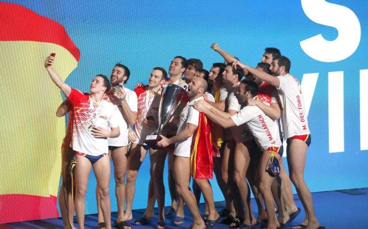 España gana a Croacia en el Europeo de Waterpolo