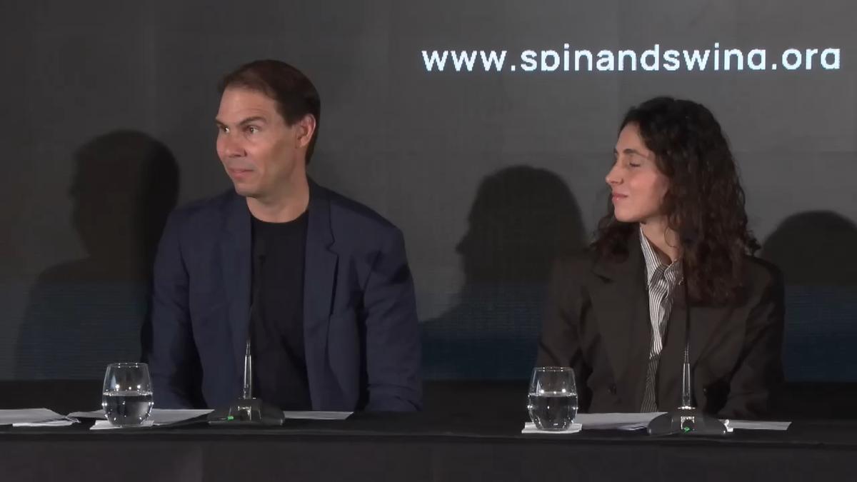 Rafa Nadal presenta el torneo de golf solidario 'Spin&Swing'