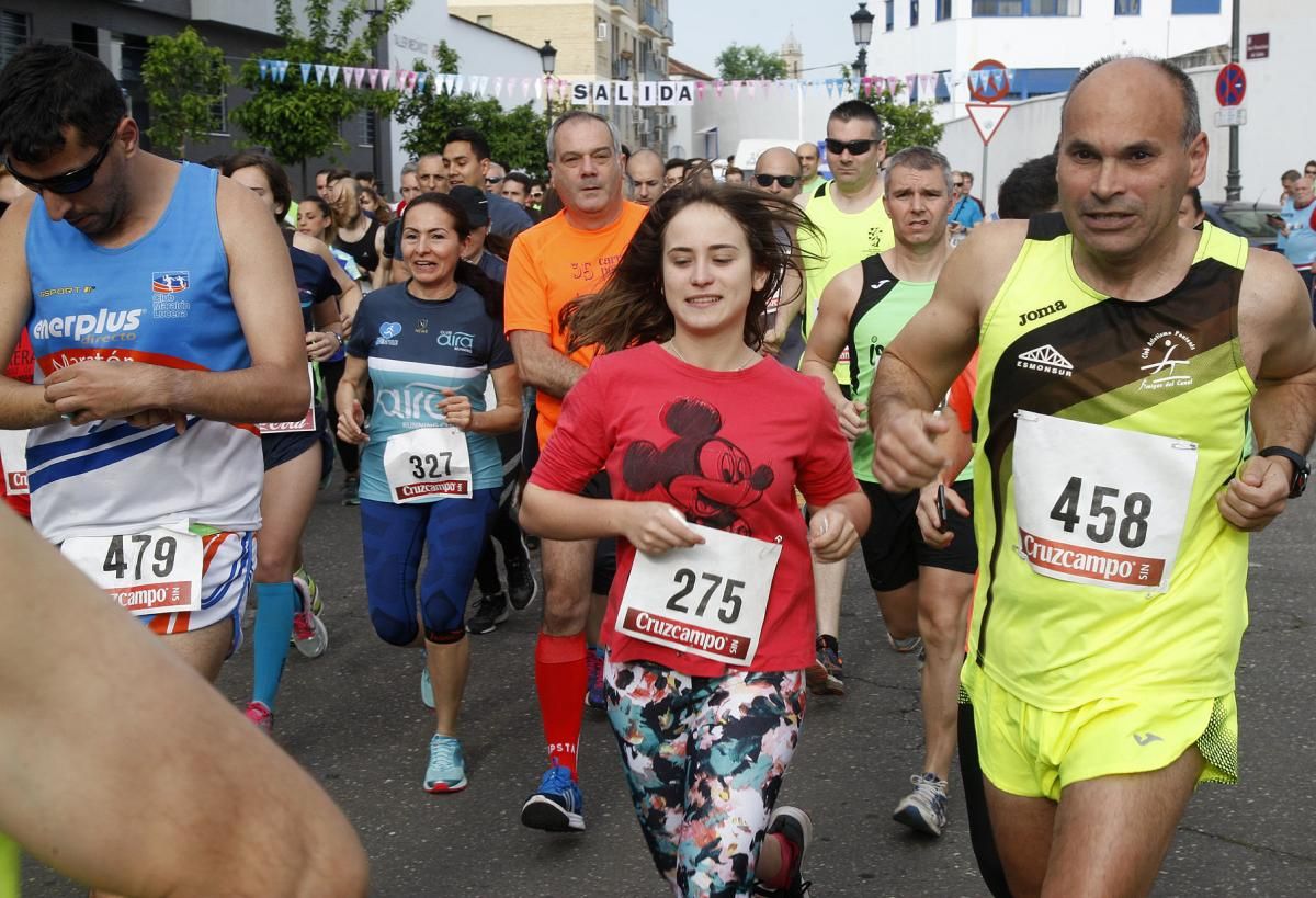 Virtudes Corpas y Jesús Ballesta vencen en la Carrera María Auxiliadora