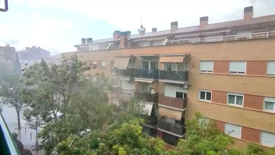 Tormenta en Barberà del Vallès
