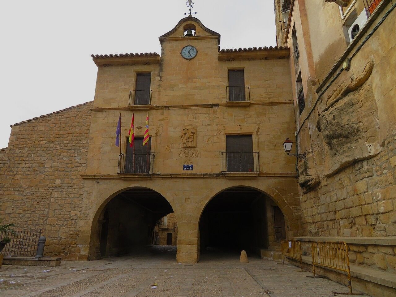 Ayuntamiento de Mazaleón en la comarca Matarraña en Teruel
