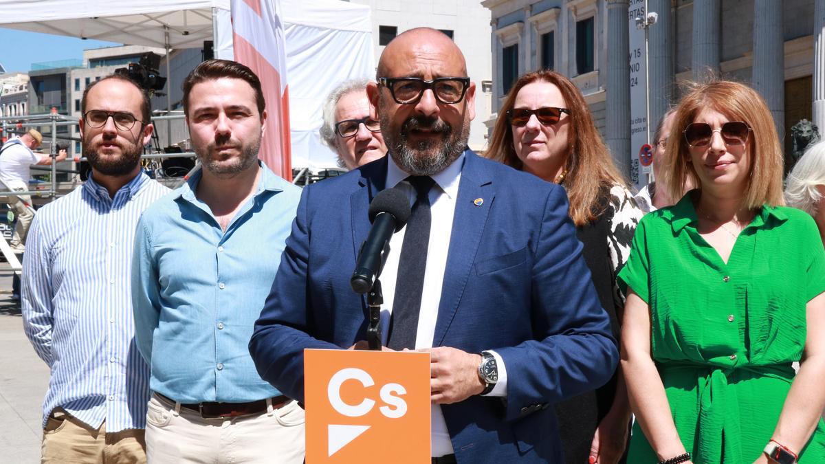 El candidato de Cs a las elecciones europeas, Jordi Cañas, en una imagen reciente.
