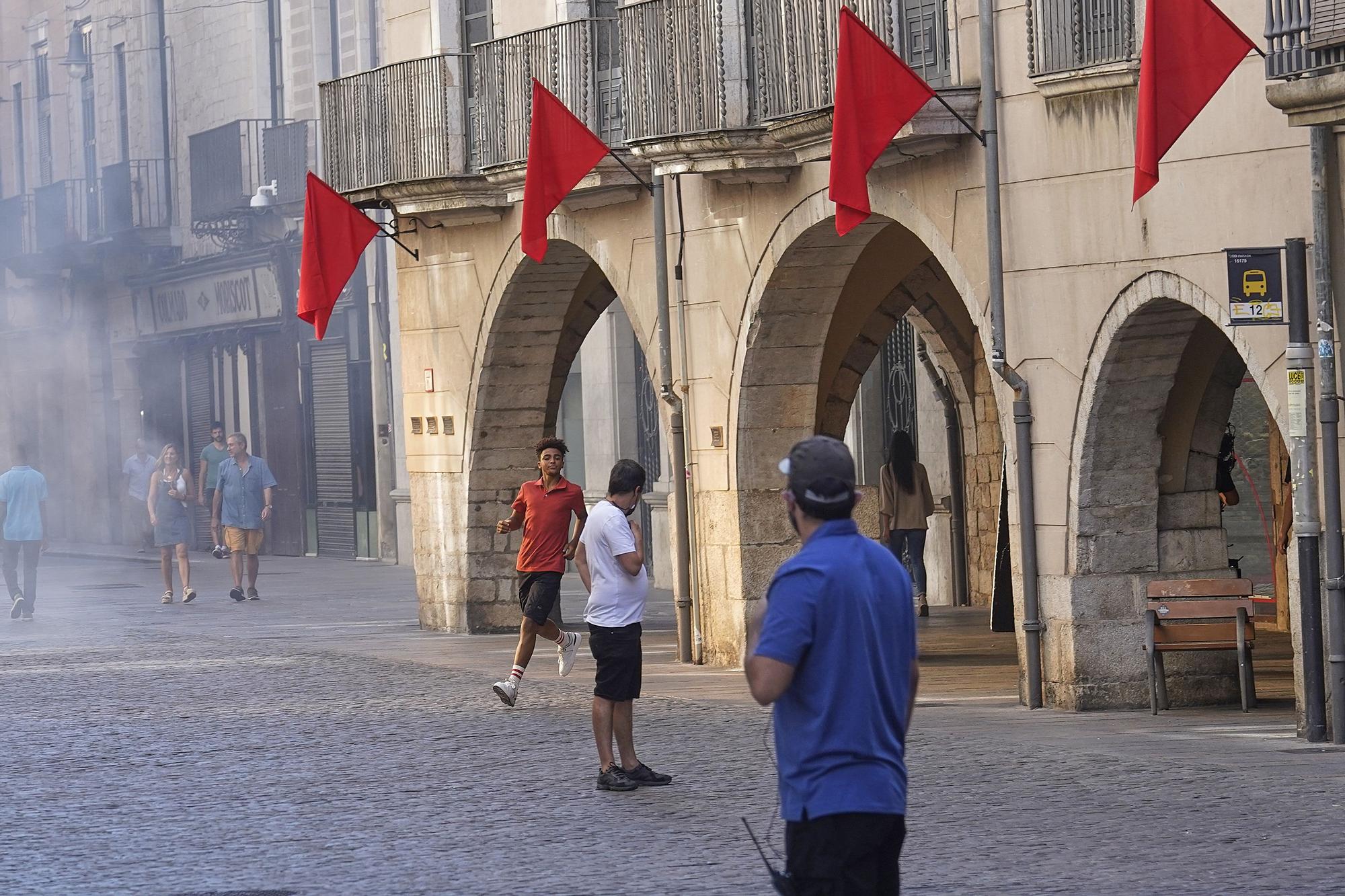 Nintendo roda un anunci al Barri Vell de Girona