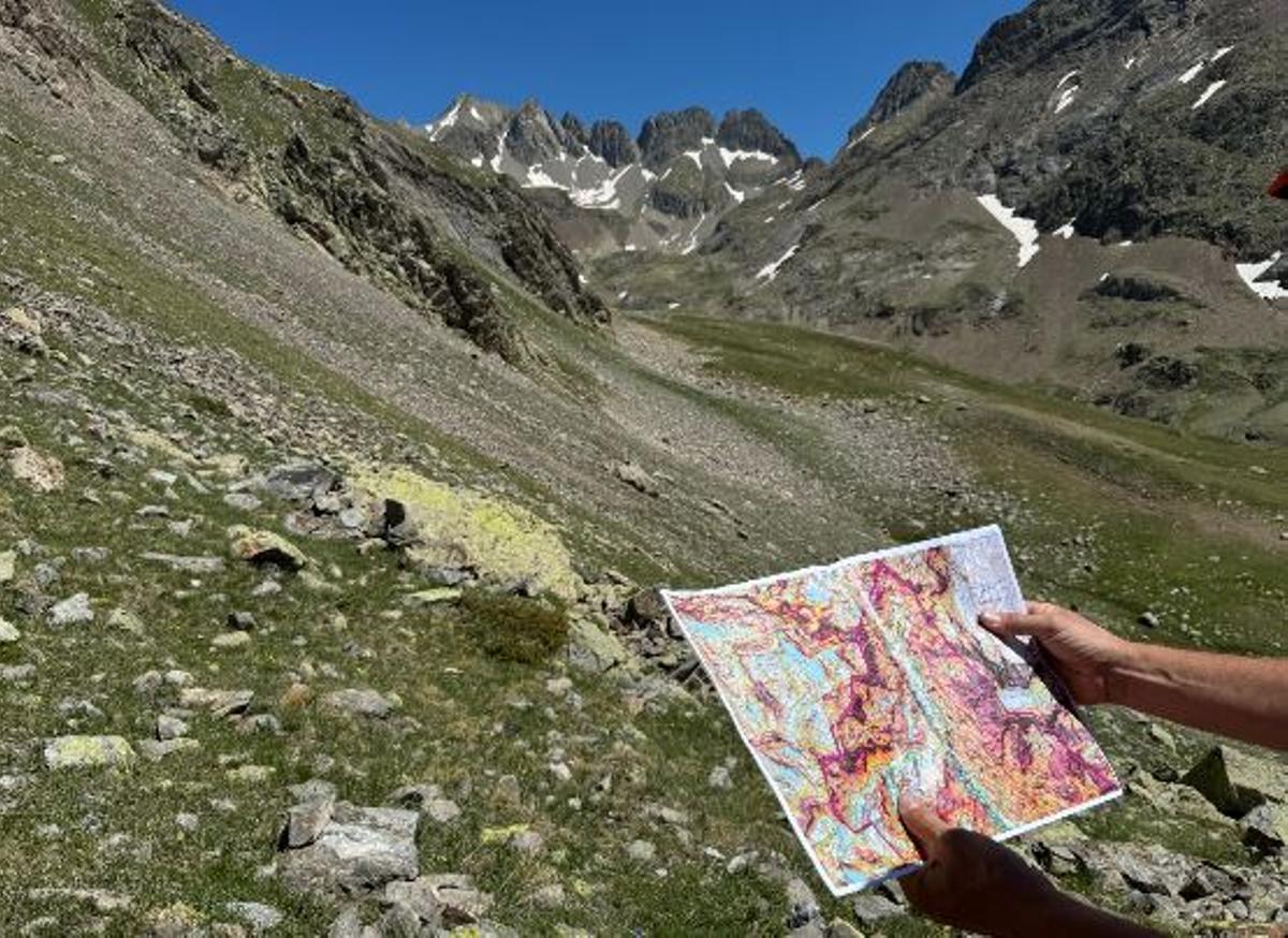 La cartografía ATES sirve para planificar una actividad invernal y no para navegar sobre el terreno.