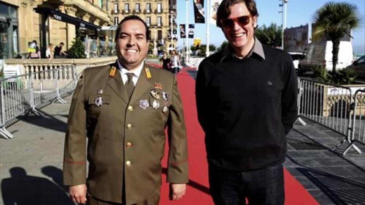 Alejandro Cao de Benós (izquierda) y Álvaro Longoria, en San Sebastián.