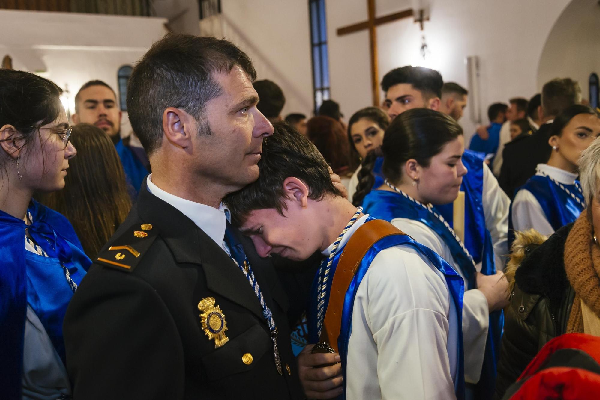 El temporal ahoga el Miércoles Santo en Mérida