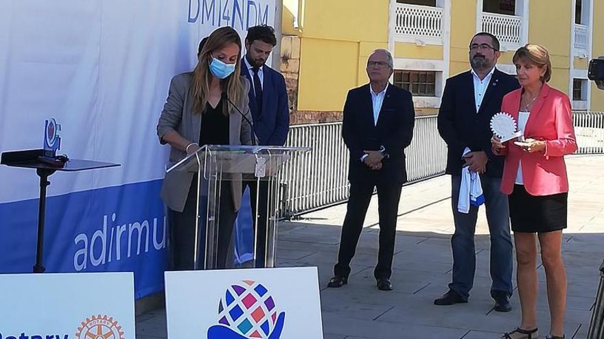 Presentación, ayer, de la marcha por Adirmu. | A.M.