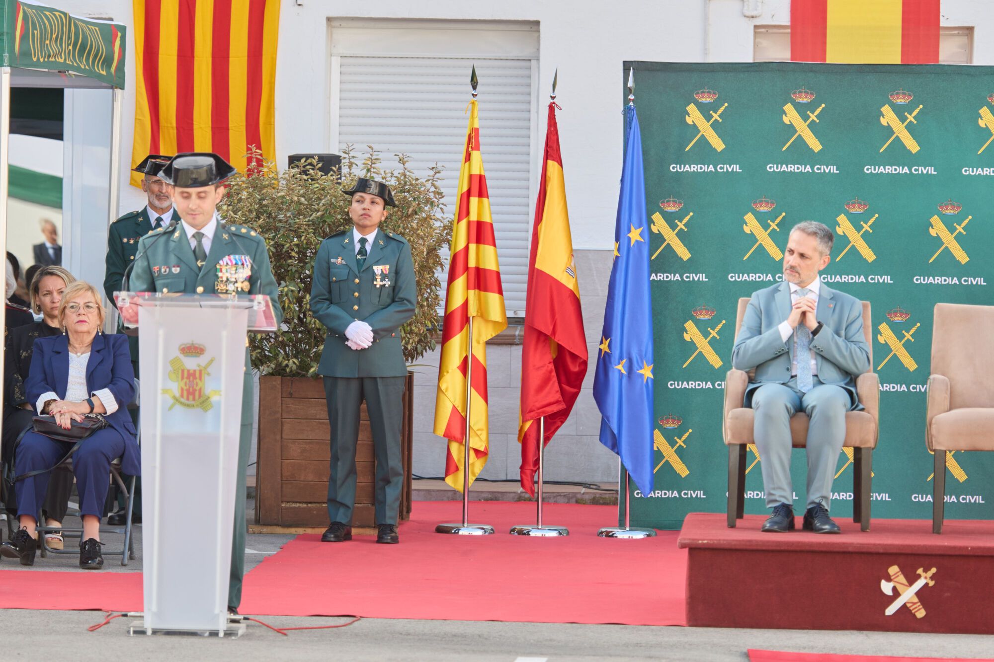 Les millors fotos de l'acte conmemmoratiu Comandància de la Guàrdia Civil a Girona