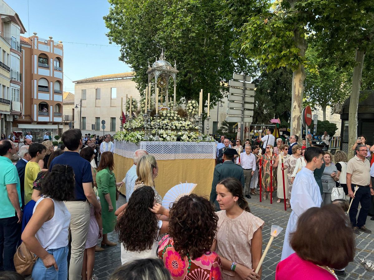 Procesión del Corpus en Lucena.
