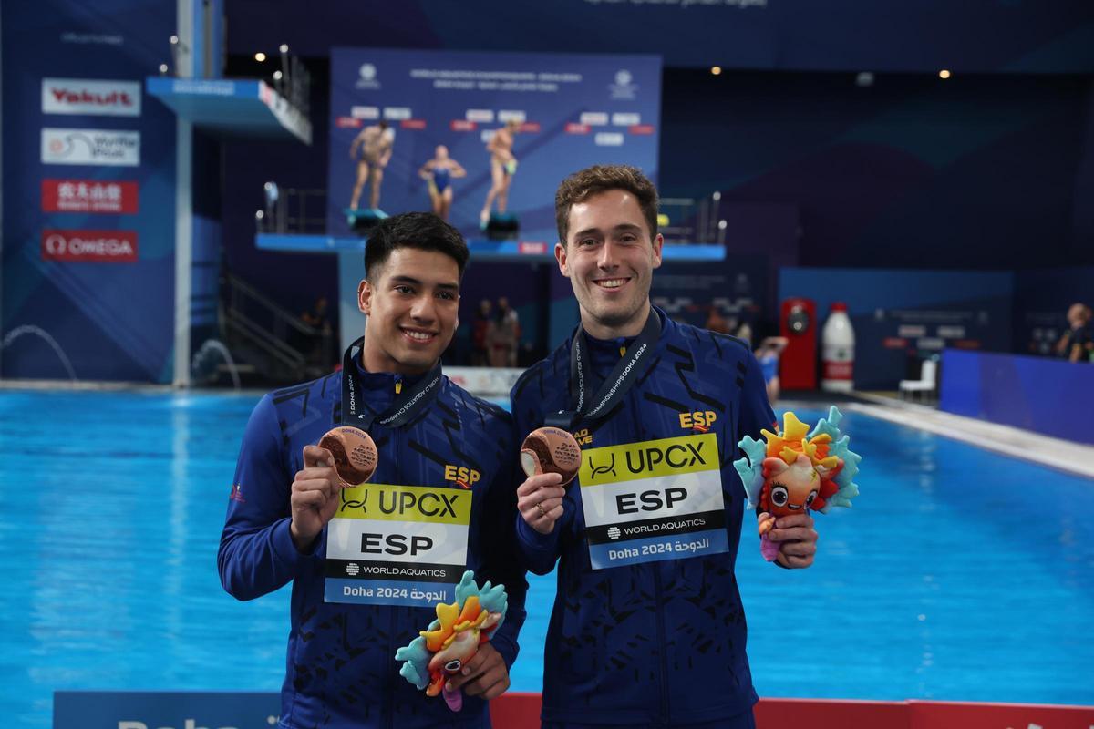 Històric bronze mundial espanyol en trampolí