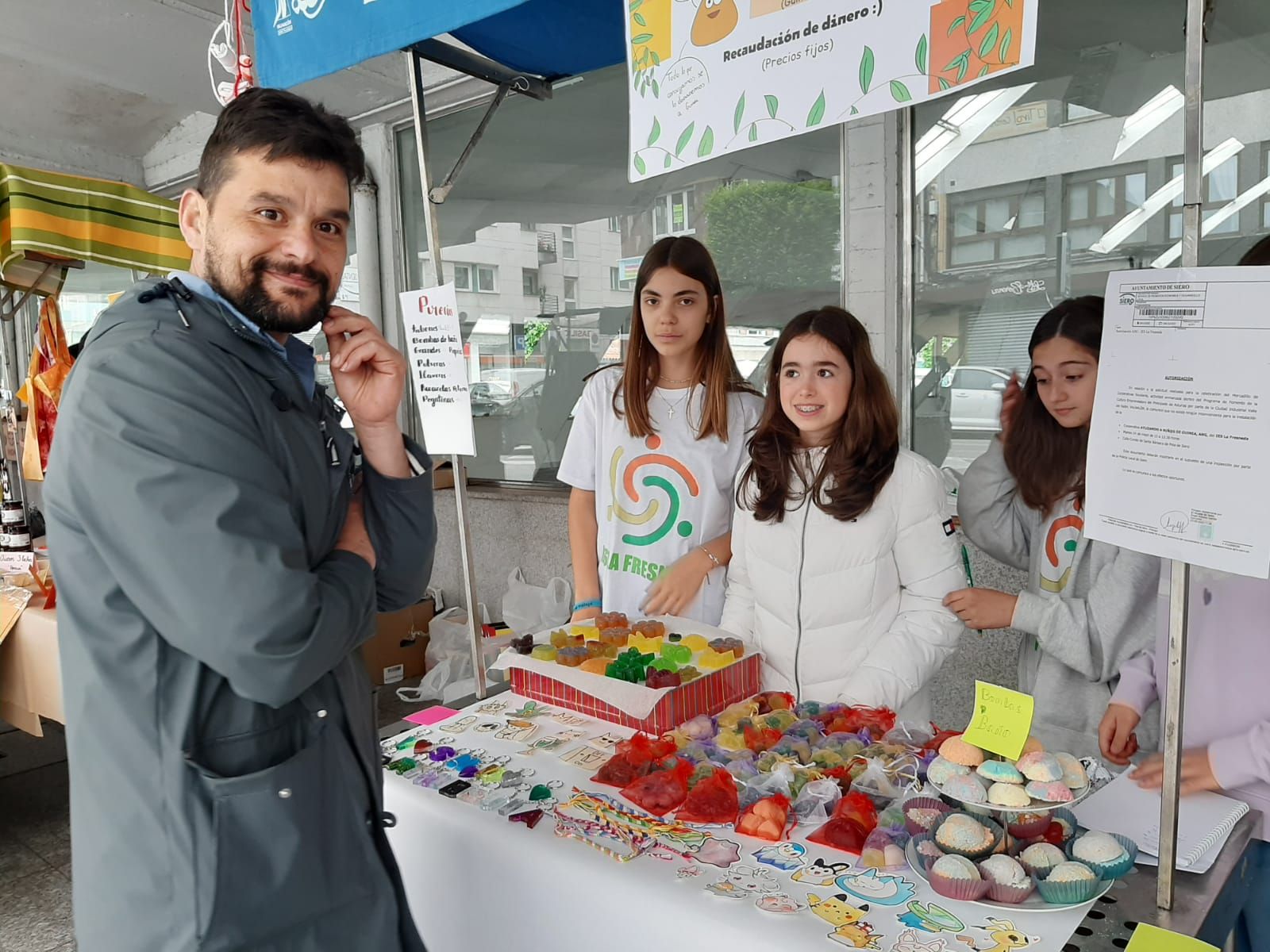 Los niños de Siero, emprendedores por un día en la Pola