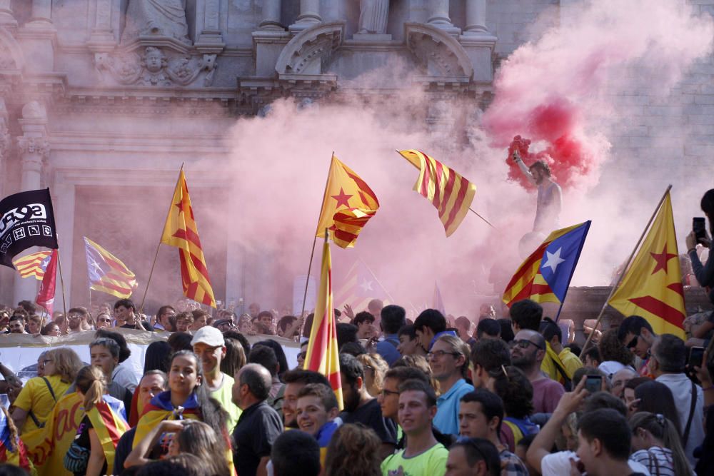 Estudiants, professors i personal de la UdG s''han manifestat a Girona