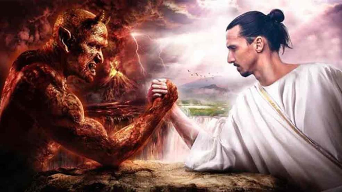 Ibrahimovic utilizó está imagen para despedirse