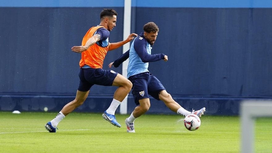 Novedad positiva en el entrenamiento del Málaga CF