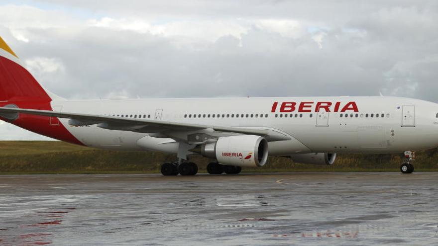 Un avión de Iberia.