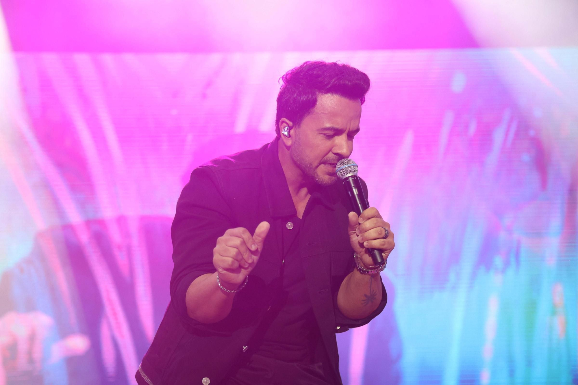 Concierto de Luis Fonsi en el parque de Santa Margarita, en el ciclo Son do Nordés