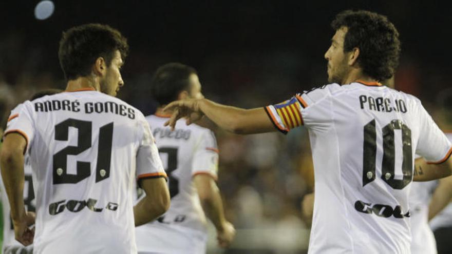 André Gomes y Dani Parejo