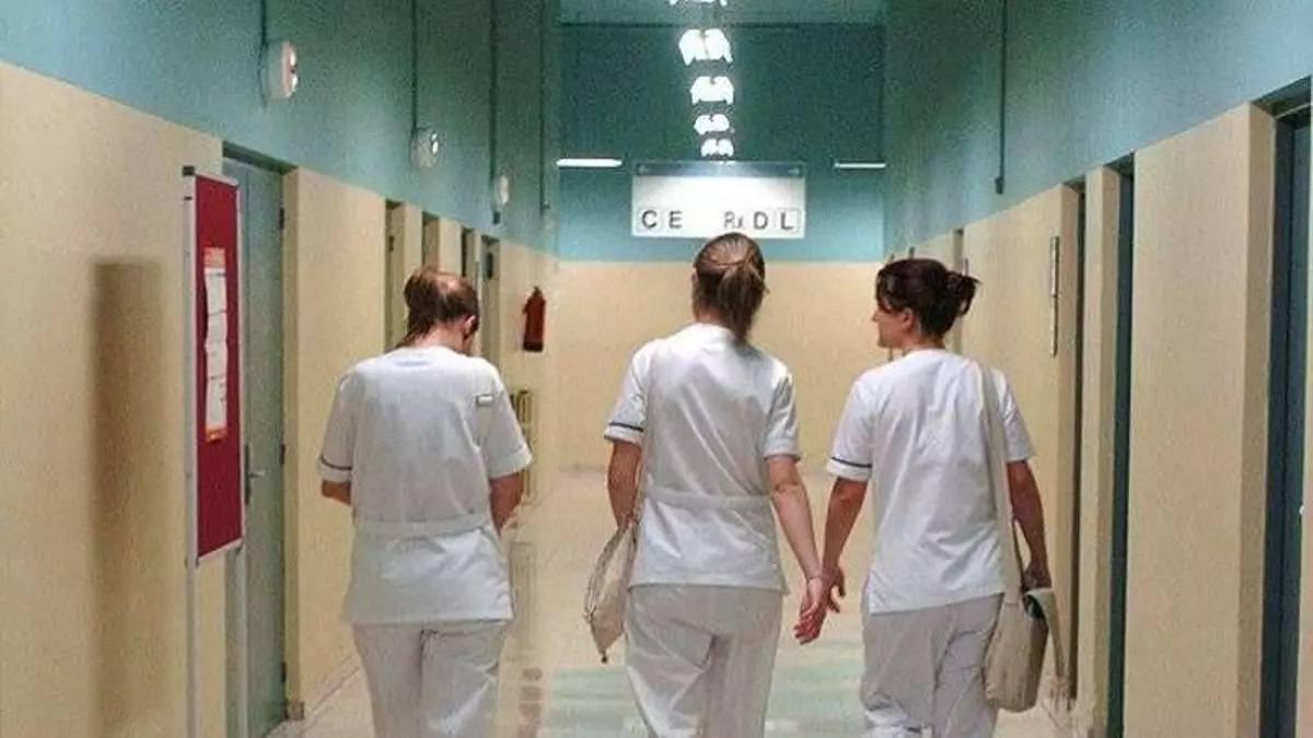 Personal d’infermeria en un centre sanitari