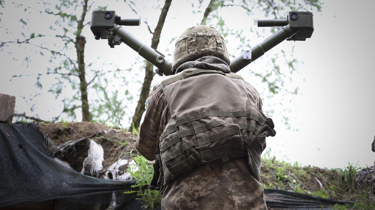 Un soldado de Ucrania durante el conflicto con los separatistas prorrusos en el este del país.