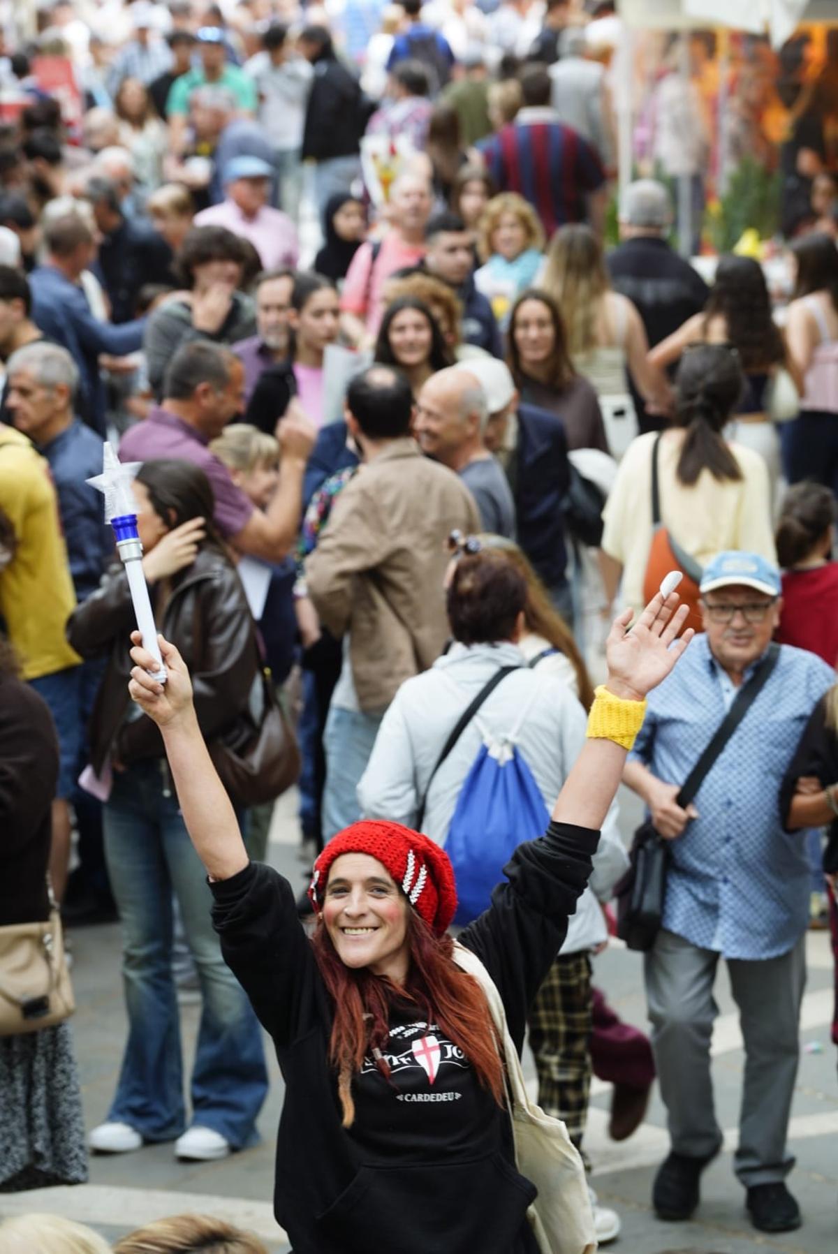 Les millor imatges de la Diada de Sant Jordi 2026 a Manresa