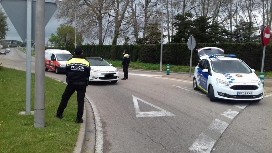 Un dels dispositius policials ala ciutat