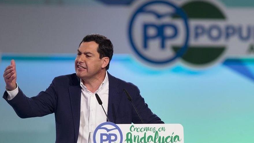 El presidente del PP-A, Juanma Moreno.