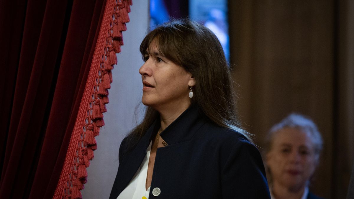 La presidenta del Parlament, Laura Borràs.