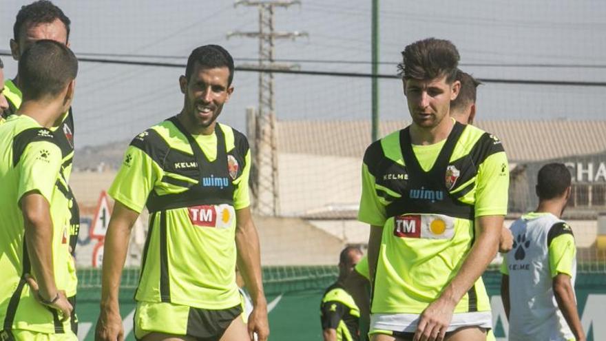 Imagen de un entrenamiento del Elche