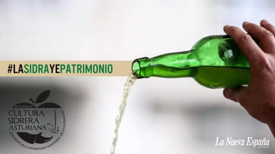 LA NUEVA ESPAÑA inicia una campaña para que la sidra sea Patrimonio de la Humanidad