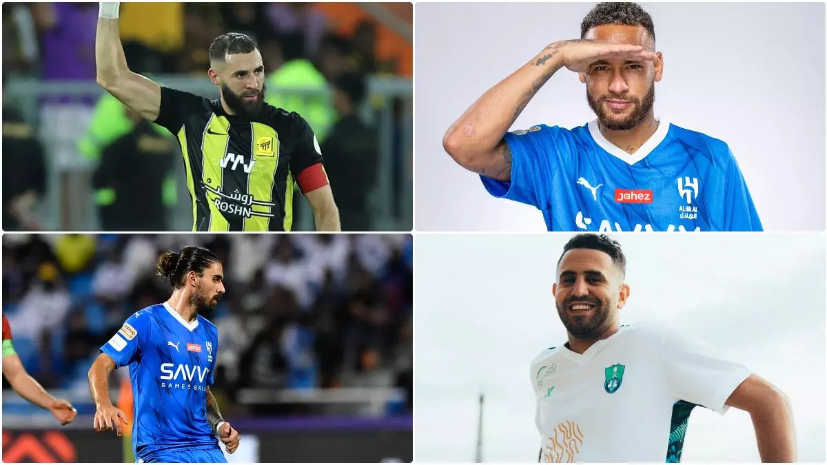 ¡Se cierra el mercado! Las 10 estrellas que jugarán en Arabia Saudí