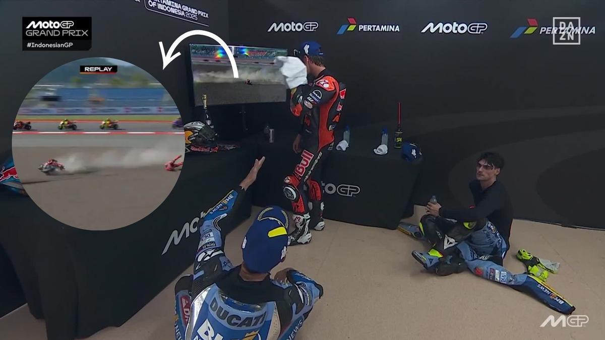 Álex Márquez reacciona su junto a su hermano sobre la caída en Thailandia