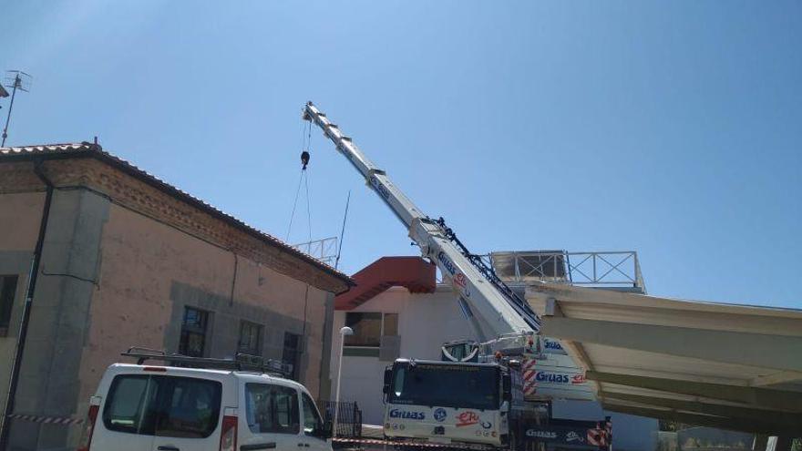 Obras en el centro de salud de Bermillo de Sayago